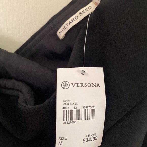 Mustard Seed Women's One Shoulder Lined Top - New - Picture 4 of 4